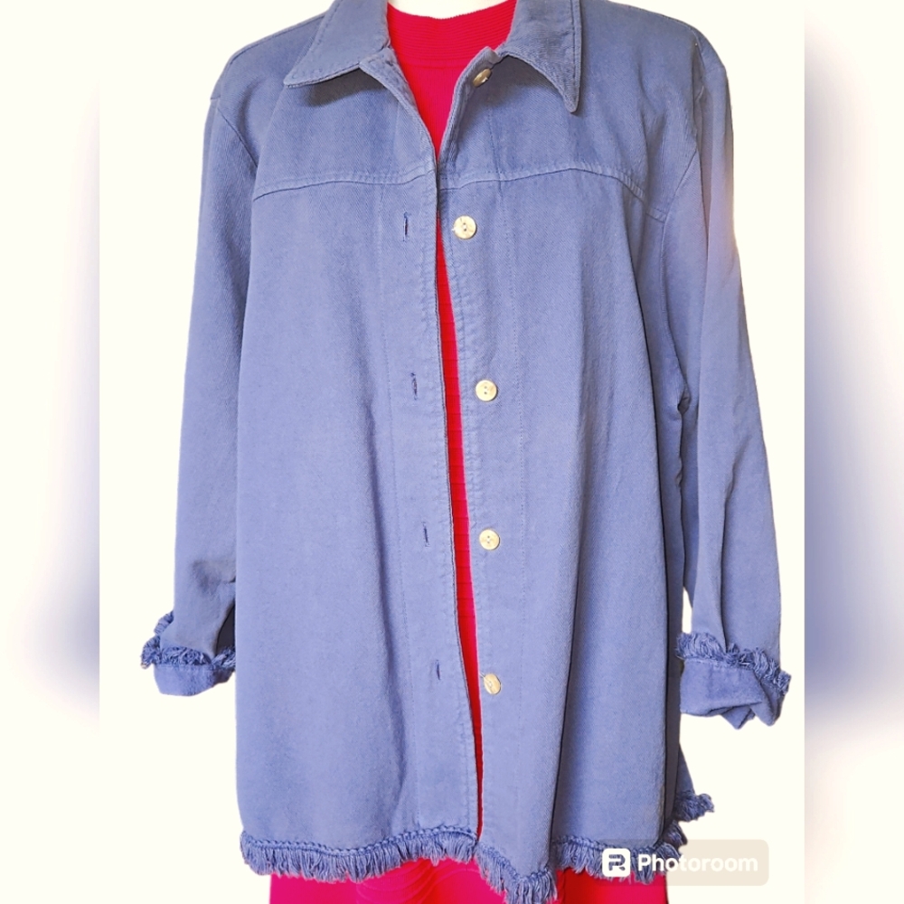 WEK Woman Vintage XL button up, heavy over shirt